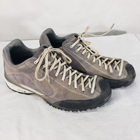 GARMONT STICKY BEAST Womens HIKING SHOES Sz 9 Suede Armour Toe Low Pink Grey - Picture 1 of 9